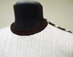 BECKETT Madcap Retro Mod Mens Cable Knit Jumper W -KDX Clothing Store Beckett Cable Knit Cream cu2 22555.1666958565