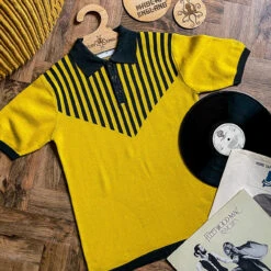 Firebird Mod Waffle Stripe Polo B -KDX Clothing Store IMG 8814 91699.1661262974 1