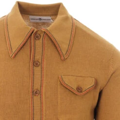 Crawdaddy Mod Micro Dash LS Polo Z -KDX Clothing Store LS crawdaddy tan 03 96447.1661270538 3