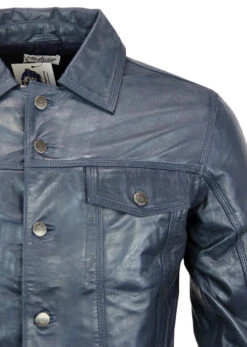 Badlands Retro Leather Jacket (DB) -KDX Clothing Store Madcap England Badlands Jacket4 31163.1661273664