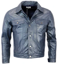 Badlands Retro Leather Jacket (DB) -KDX Clothing Store Madcap England Badlands Jacket 60718.1661273660