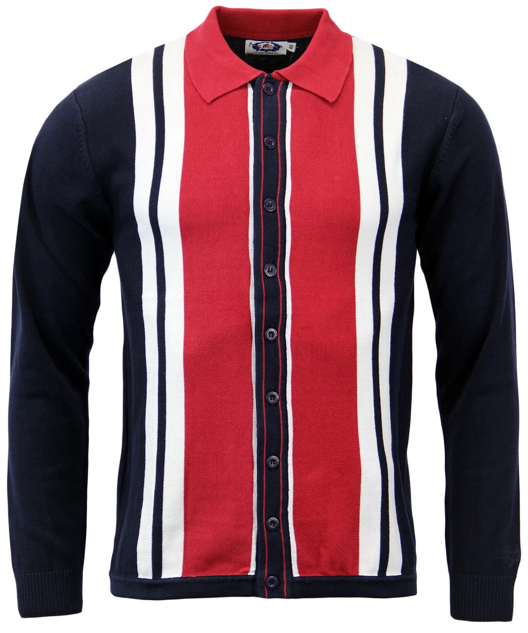 Donovan Retro Mod Polo Cardigan (M) 7 Donovan Retro Mod Polo Cardigan (M) - Image 5