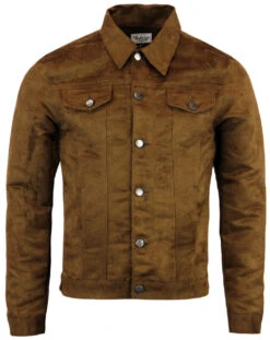 Ealing 60s Mod Faux Suede Jacket B -KDX Clothing Store Madcap England Ealing Jacket Brown3 06383.1661271476 1