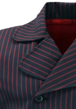 Howl MADCAP Double Breasted Retro Stripe Blazer -KDX Clothing Store Madcap England Howl Blazer Navy Red3 01702.1661273241