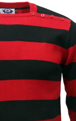 Jones 60s Mod Block Stripe Jumper R -KDX Clothing Store Madcap England Jones Jumper2 68792.1661338412