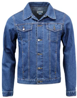 Marquee Mod Denim Western Jacket BS 9 Marquee Mod Denim Western Jacket BS -KDX Clothing Store Madcap England Marquee Denim Jacket 16324.1661338271