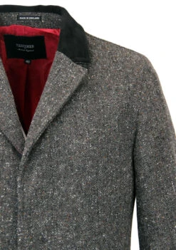 The Regent Mod Donegal Top Coat (G) -KDX Clothing Store Madcap England The Regent Grey2 74456.1661273691 1