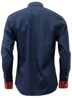 The Whiskey High Collar Mod Shirt N -KDX Clothing Store Madcap England The Whiskey Shirt4 26512.1661274137