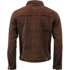 Woburn Retro Mod Cord Western Jacket In Black -KDX Clothing Store Madcap England Woburn Jacket Brown61 25675.1661338339 1