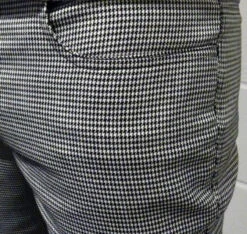 Barrett Mens Retro Mod Dogtooth Trousers By MADCAP 11 Barrett Mens Retro Mod Dogtooth Trousers By MADCAP -KDX Clothing Store Madcap Barratt Dogtooth Slim Trousers1 08757.1666958520