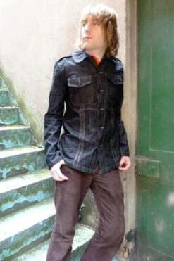 'DENIM LENNON' Madcap Mens Mod Retro Indie Jacket -KDX Clothing Store Madcap Denim Lennon Jacket5002 52628.1666958361