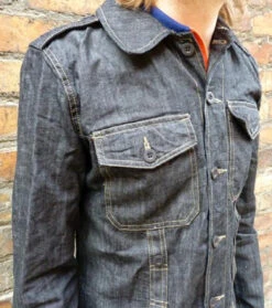 'DENIM LENNON' Madcap Mens Mod Retro Indie Jacket -KDX Clothing Store Madcap Denim Lennon Jacket5 61180.1666958365
