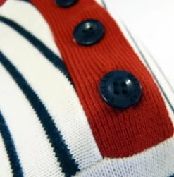 'Breton' MADCAP Mens Retro Mod Stripe Jumper (E) -KDX Clothing Store Madcap England Breton Jumper E2 23431.1666958103