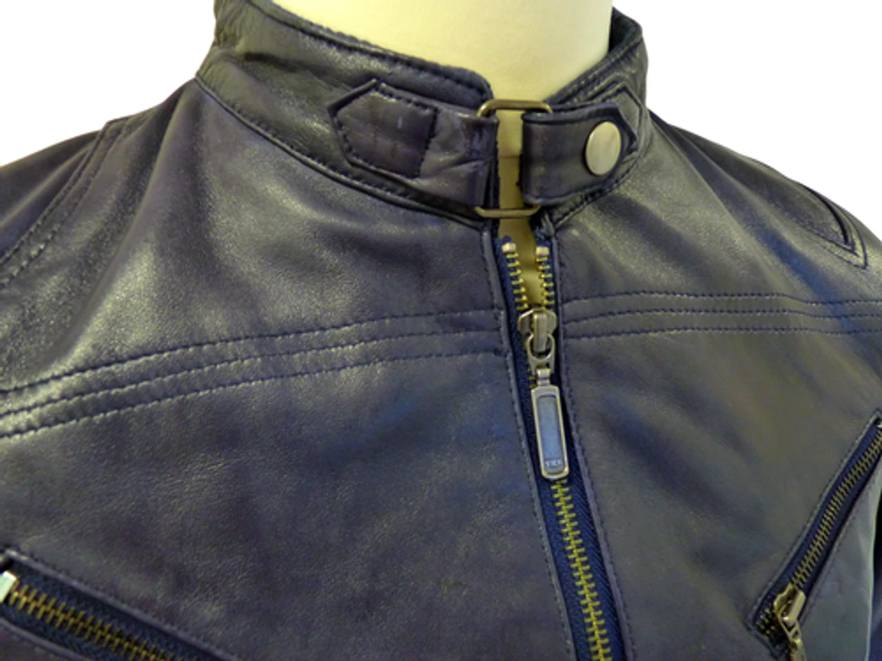 'Fonda' Retro Indie Leather Racer Jacket By MADCAP 10 'Fonda' Retro Indie Leather Racer Jacket By MADCAP - Image 8