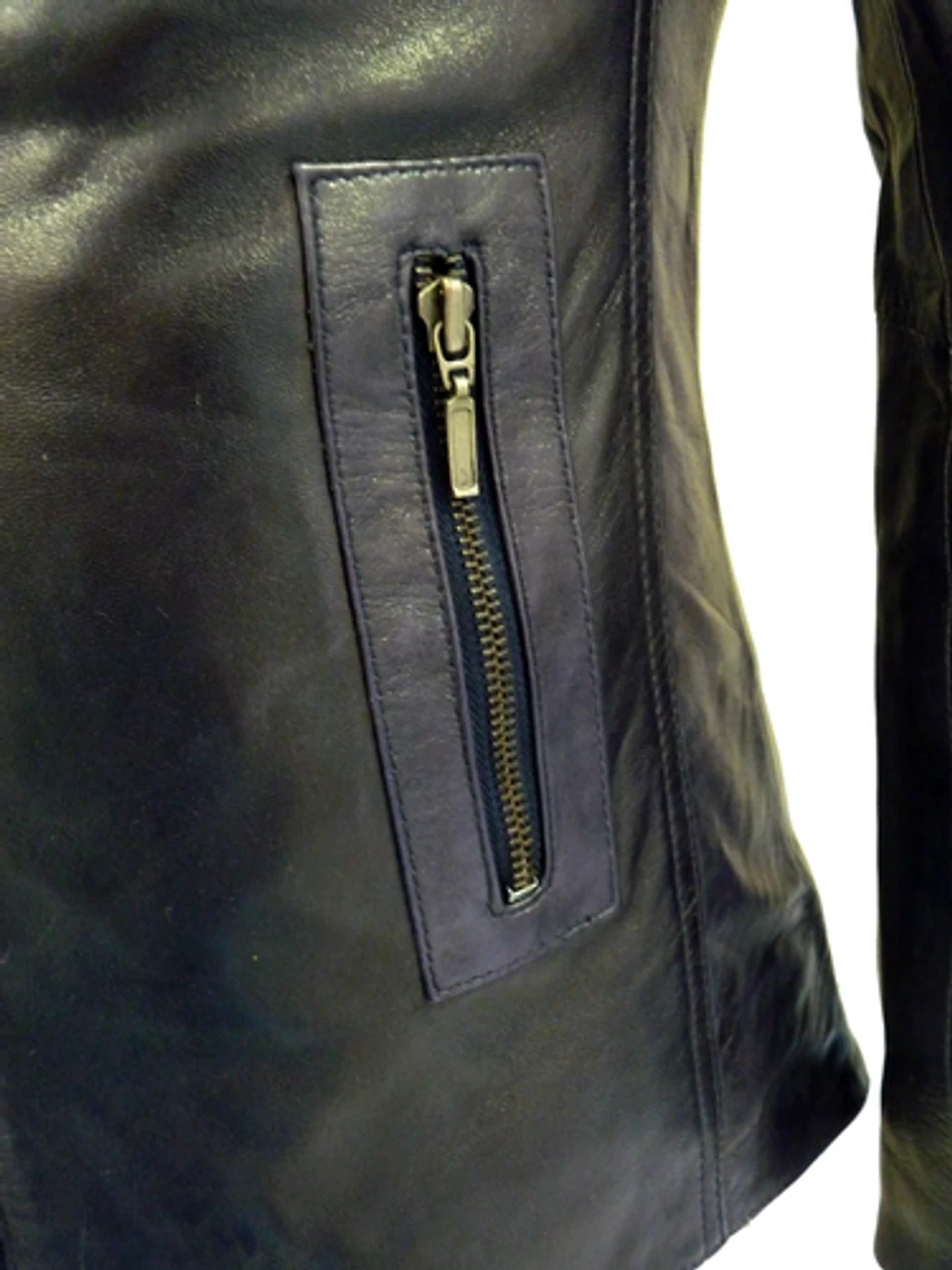 'Fonda' Retro Indie Leather Racer Jacket By MADCAP 4 'Fonda' Retro Indie Leather Racer Jacket By MADCAP - Image 2