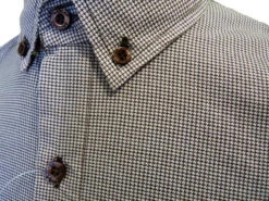 'Hound-Dog' Mens Mod Puppytooth Shirt By MADCAP C -KDX Clothing Store Madcap Hounddog Dogtooth Mod Shirt7 47882.1666958506
