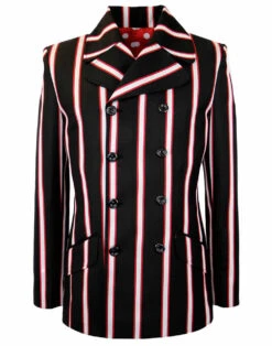 Howl Retro Mod DB Boating Blazer -KDX Clothing Store Madcap Howl Black Blazer 67147.1661272654 1