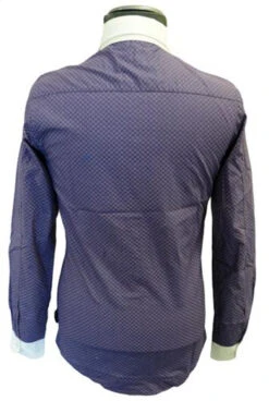 Knightsbridge MADCAP Mod Mens Penny Collar Shirt P -KDX Clothing Store Madcap Knightsbridge Round Collar Shirt1 28064.1666958456