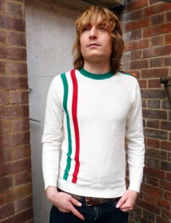 'Racing Italia' MADCAP Mod Button Shoulder Jumper -KDX Clothing Store Madcap Racer Italia Jumper5 11946.1666958255