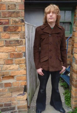 The Rare Breed - MADCAP Mens Retro Mod Jacket (DB) -KDX Clothing Store Madcap Rare Breed Jacket Brown Cord5 26141.1666958225