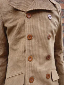 The Rare Breed - MADCAP Mens Retro Mod Jacket (C) -KDX Clothing Store Madcap Rare Breed Jacket Tan Cord4 45911.1666958208