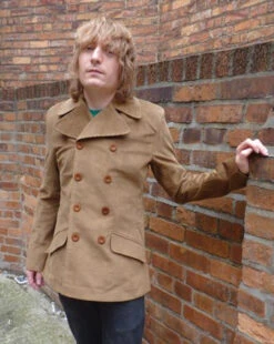 The Rare Breed - MADCAP Mens Retro Mod Jacket (C) -KDX Clothing Store Madcap Rare Breed Jacket Tan Cord9 80683.1666958210