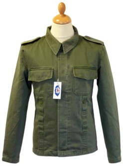 Vintage Lennon - MADCAP Retro Mod Military Jacket -KDX Clothing Store Madcap Vintage Lennon Jacket5 70133.1666956957