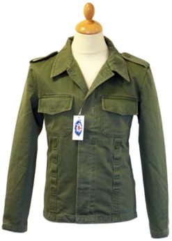 Vintage Lennon - MADCAP Retro Mod Military Jacket -KDX Clothing Store Madcap Vintage Lennon Jacket7 62518.1666956954