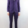 Tailored By Madcap Mod Mohair Suit Jacket (Plum) -KDX Clothing Store Purple mohair suit full1 84832.1664291248