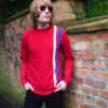 'Renegade' - Retro Mod Sixties Racing Jumper RED -KDX Clothing Store Red Racer1 07012.1666957465