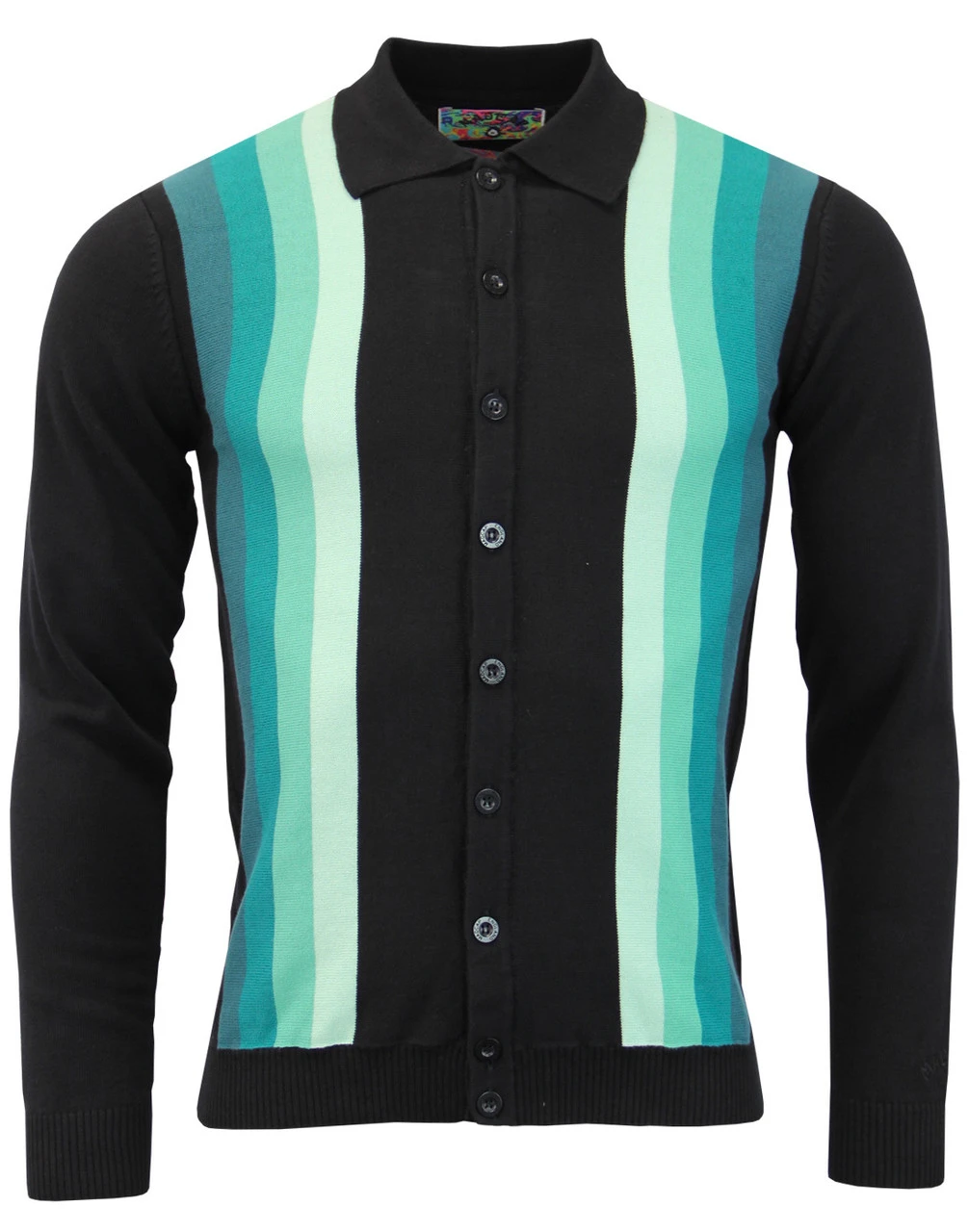 Blake Mod Gradient Polo Cardigan BN 14 Blake Mod Gradient Polo Cardigan BN - Image 12