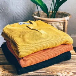 Caine Ribbed Grandad Top (Rosin) -KDX Clothing Store caine7 29593.1661264073 3