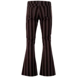 Holy Roller Retro Stripe Flares B/W -KDX Clothing Store holy roller black grey 02 84669.1661261488 1