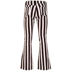 Holy Roller Retro Stripe Flares R/B -KDX Clothing Store holy roller black white 02 44168.1661261463 2