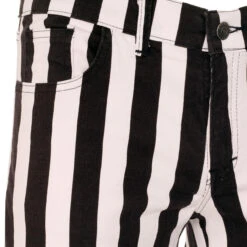 Holy Roller Retro Stripe Flares R/B -KDX Clothing Store holy roller black white 03 22494.1661261464 2