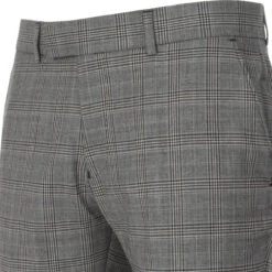 60s Mod Pow Check Suit Trousers (G) -KDX Clothing Store madacap pow suit trousers grey detail 44480.1661264663