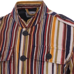 Pepper Mod Stripe Cord Tunic Jacket 31 Pepper Mod Stripe Cord Tunic Jacket -KDX Clothing Store madacpeng cord stripe jacket multi detail 10035.1661265338 1