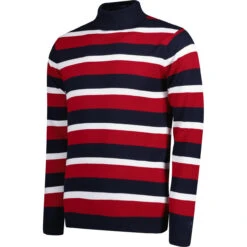 Ashcroft MADCAP Retro 60s Roll Neck Jumper In Blue -KDX Clothing Store madcap ashcroft roll neck red side 72991.1661259910 1
