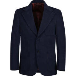 Montana Retro 70s Cord Blazer NAVY 28 Montana Retro 70s Cord Blazer NAVY -KDX Clothing Store madcap cord blazer navy front 16072.1661260513