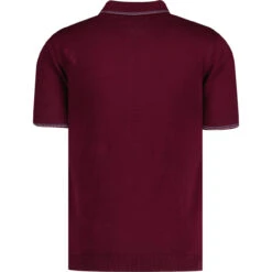 Crawdaddy Micro Dash Knit Polo (IP) -KDX Clothing Store madcap crawdaddy polo zinfandel back 74530.1679657985 7