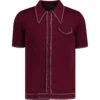 Crawdaddy Micro Dash Knit Polo NAVY -KDX Clothing Store madcap crawdaddy polo zinfandel front 70199.1679657984 5