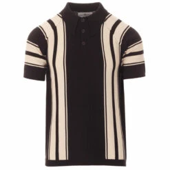 Acid Test Mod SS Big Collar Polo -KDX Clothing Store madcap england acid test polo black 1 96785.1661261949