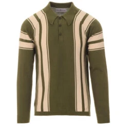 Acid Test Mod LS Big Collar Polo -KDX Clothing Store madcap england acid test polo top cypress green 3 33217.1661261922 3