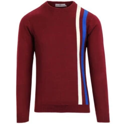 Action 60s Mod Racing Jumper (MO) -KDX Clothing Store madcap england attack racing jumper wine 3 15226.1661266863 6
