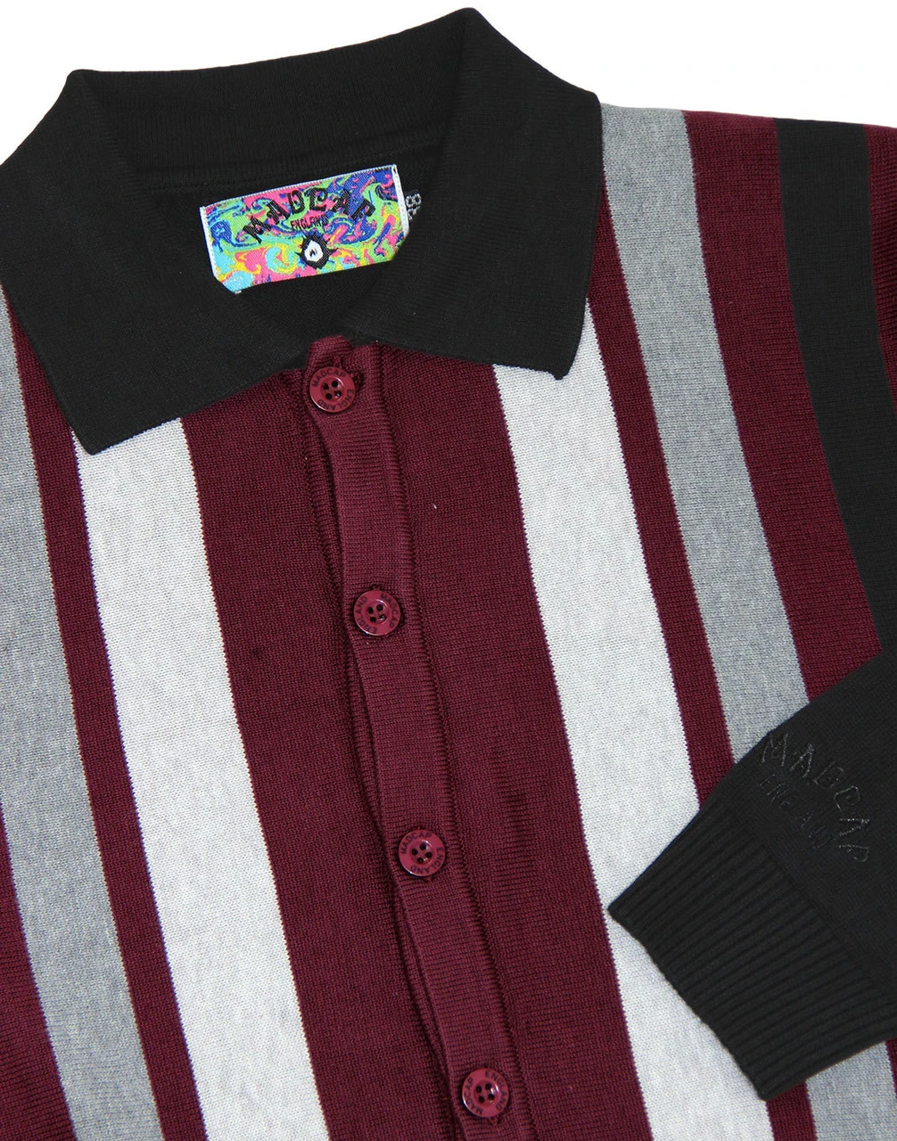 Baltimore Mod Stripe Polo Cardigan 3 Baltimore Mod Stripe Polo Cardigan