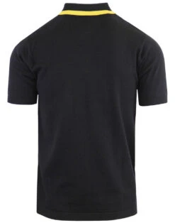 Bauhaus Mod Stripe Knit Polo Shirt -KDX Clothing Store madcap england bauhaus stripe polo black 2 72042.1661267910 1