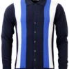Best Retro Mod Panel Polo Cardigan 2 Best Retro Mod Panel Polo Cardigan -KDX Clothing Store madcap england best polo navy3 31201.1661273418