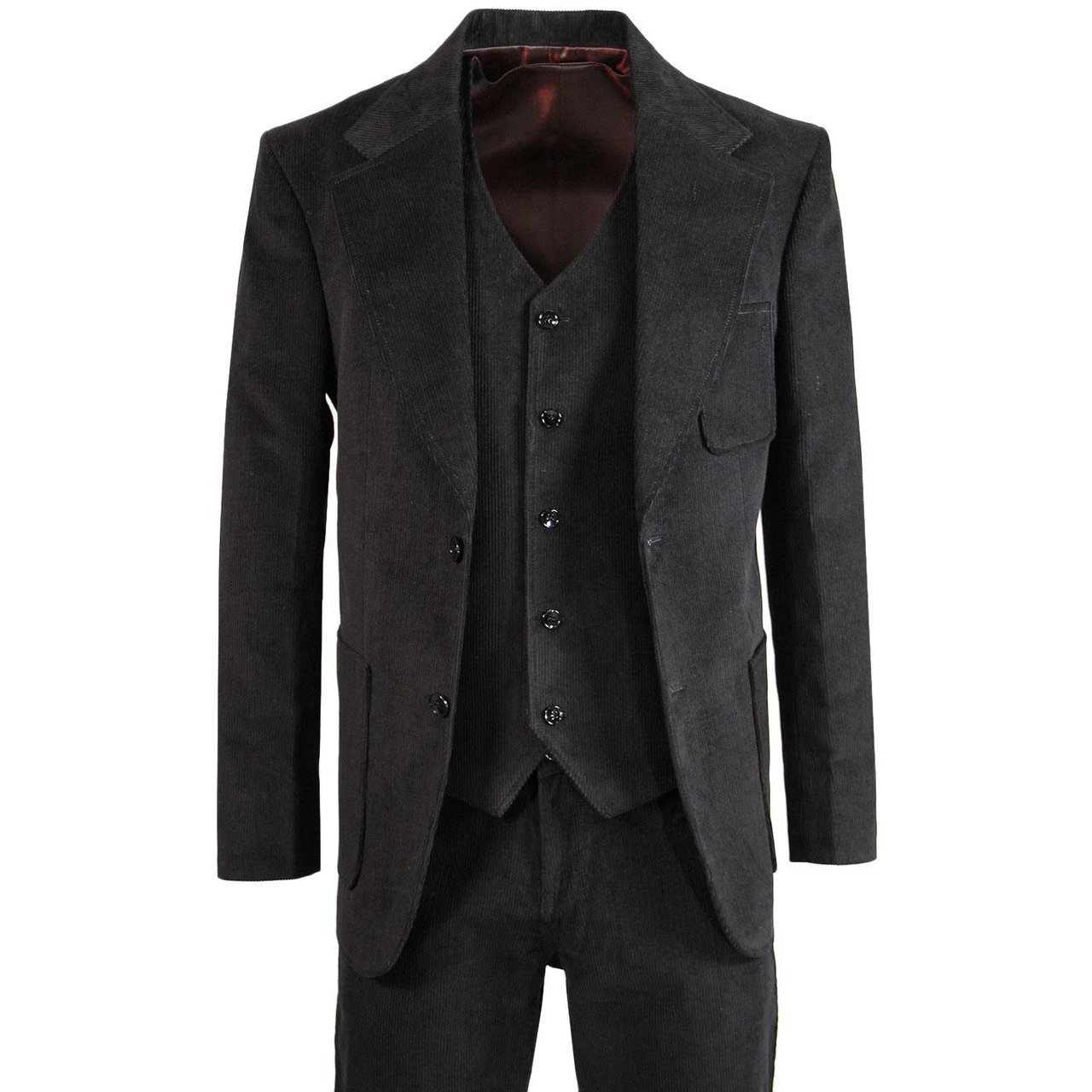 Montana Retro 70s Cord Blazer BLACK 8 Montana Retro 70s Cord Blazer BLACK - Image 6