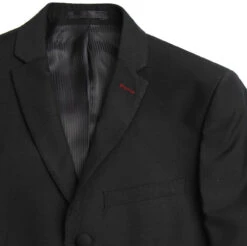 3 Button Mohair Suit Blazer (Black) 10 3 Button Mohair Suit Blazer (Black) -KDX Clothing Store madcap england black suit blazer 1 82733.1664290967