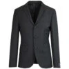 3 Button Mohair Suit Blazer (Black) 2 3 Button Mohair Suit Blazer (Black) -KDX Clothing Store madcap england black suit blazer 3 46787.1664290965